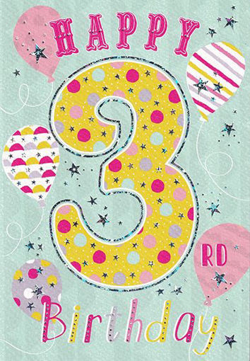 Picture of 3RD BIRTHDAY CARD